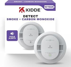 Kidde And Carbon Monoxide Detector, 10-Year Battery Powered, With Voice-1 Pack